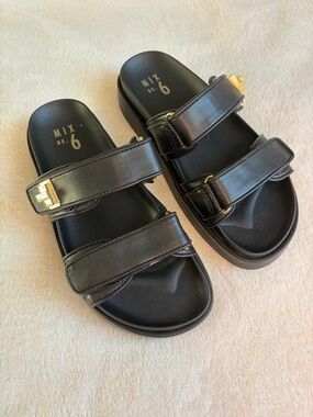 Mix No. 6 Black Alorea Sandals